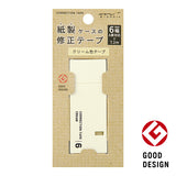 Midori Paper Correction Tape - For Cream Paper - 6 mm x 7.2 m -  - Correction Tapes - Bunbougu