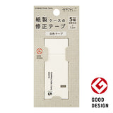 Midori Paper Correction Tape - For White Paper - 5 mm x 7.2 m