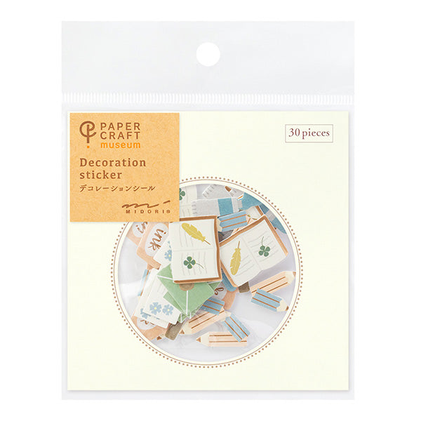 Midori Paper Craft Museum Decoration Sticker - Stationery -  - Planner Stickers - Bunbougu