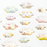 Midori Resin Sticker - Flowers -  - Planner Stickers - Bunbougu