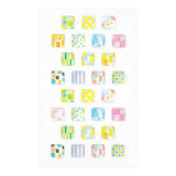 Midori Resin Sticker - Square -  - Planner Stickers - Bunbougu