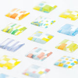Midori Resin Sticker - Square -  - Planner Stickers - Bunbougu