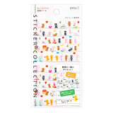 Midori Seal Collection Planner Stickers - Achievement - Exercise Animals