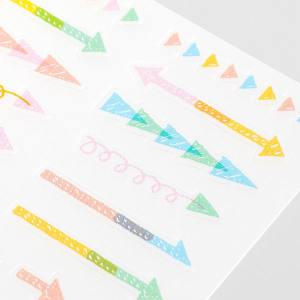 Midori Seal Collection Planner Stickers - Arrow - Pastel -  - Planner Stickers - Bunbougu