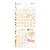 Midori Seal Collection Planner Stickers - Date - Shiny Pastel