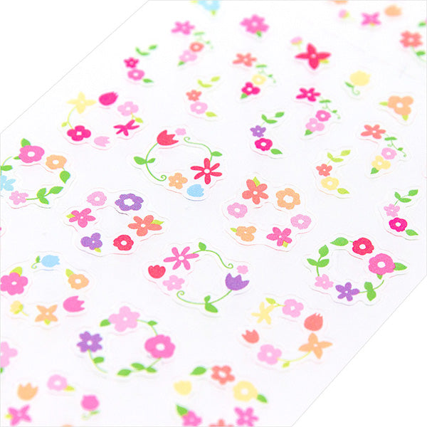 Midori Seal Collection Planner Stickers - Floral -  - Planner Stickers - Bunbougu