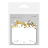Midori Sticky Notes - Die Cut - Gold Foil - Bird