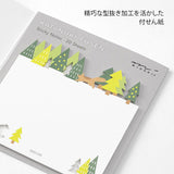 Midori Sticky Notes - Die Cut - Forest -  - Sticky Notes - Bunbougu