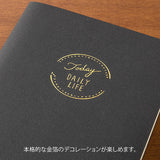 Midori Transfer Sticker for Journaling - Gold Foil - Geometry -  - Planner Stickers - Bunbougu