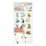 Midori Transfer Sticker for Journaling - Months