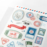 Midori Transfer Sticker for Journaling - Stamp Pattern -  - Planner Stickers - Bunbougu