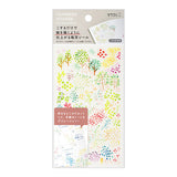 Midori Transfer Sticker for Journaling - Watercolour -  - Planner Stickers - Bunbougu