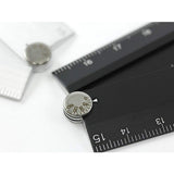 Midori Aluminum Multi Ruler - Silver - 30 cm -  - Rulers - Bunbougu