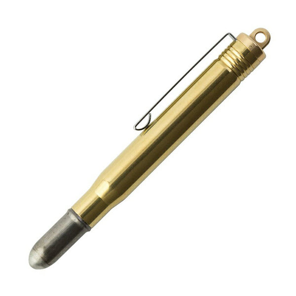 Traveler's Company Brass Ballpoint Pen - Black Ink -  - Ballpoint Pens - Bunbougu