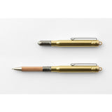 Traveler's Company Brass Ballpoint Pen - Black Ink -  - Ballpoint Pens - Bunbougu