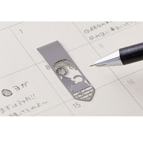Midori Clip Bookmarker - Cats -  - Notebook Accessories - Bunbougu