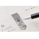 Midori Clip Bookmarker - Flower -  - Notebook Accessories - Bunbougu