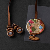 Midori Embroidery Bookmark Sticker - World Sights -  - Notebook Accessories - Bunbougu