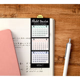 Midori Journal Sticky Notes - Habit Tracker - Stripe -  - Sticky notes - Bunbougu