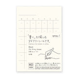 Midori MD Diary Stickers - Undated -  - Planner Stickers - Bunbougu
