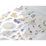 Midori Marché Stickers - Dried Flower -  - Planner Stickers - Bunbougu