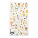 Midori Marché Stickers - Ice Cream -  - Planner Stickers - Bunbougu