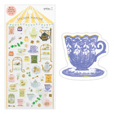 Midori Marché Stickers - Tea -  - Planner Stickers - Bunbougu