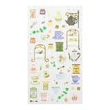Midori Marché Stickers - Tea -  - Planner Stickers - Bunbougu