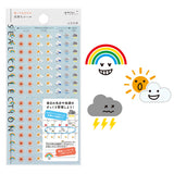 Midori Removable Planner Stickers - Mood Seal - Weather