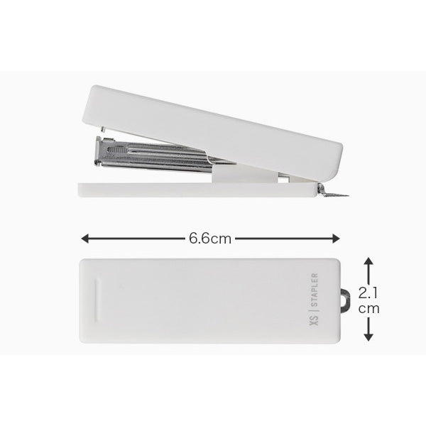 Midori XS Compact No.10 Stapler - White -  - Staplers - Bunbougu