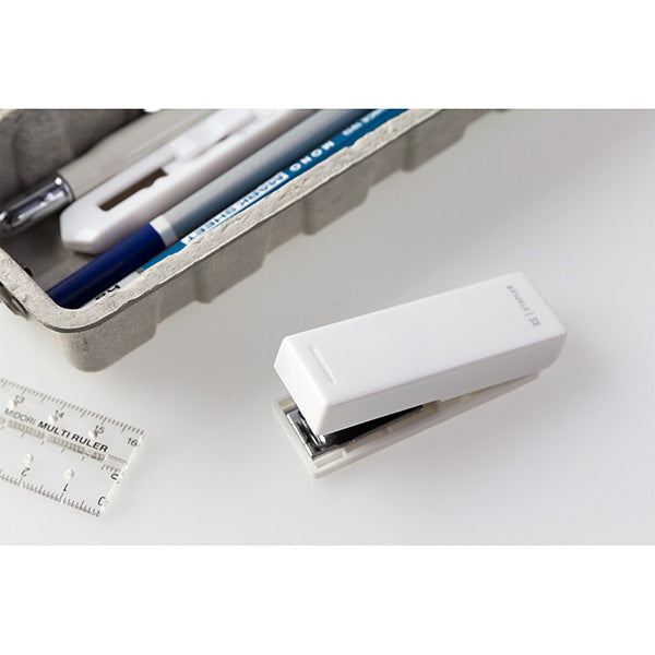 Midori XS Compact No.10 Stapler - White -  - Staplers - Bunbougu