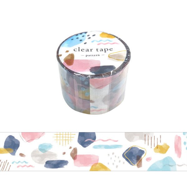 Mind Wave Clear Masking Tape - Pattern - 30 mm x 3 m -  - Washi Tapes - Bunbougu