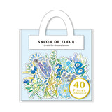 Mind Wave Salon De Fleur Sticker Flake Pack - Blue -  - Planner Stickers - Bunbougu