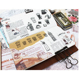 Moodtape Zakka Transparent Stamp - Japanese Culture -  - Planner Stamps - Bunbougu