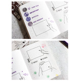 Moodtape Zakka Transparent Stamp - Plant New - - Planner Stamps - Bunbougu