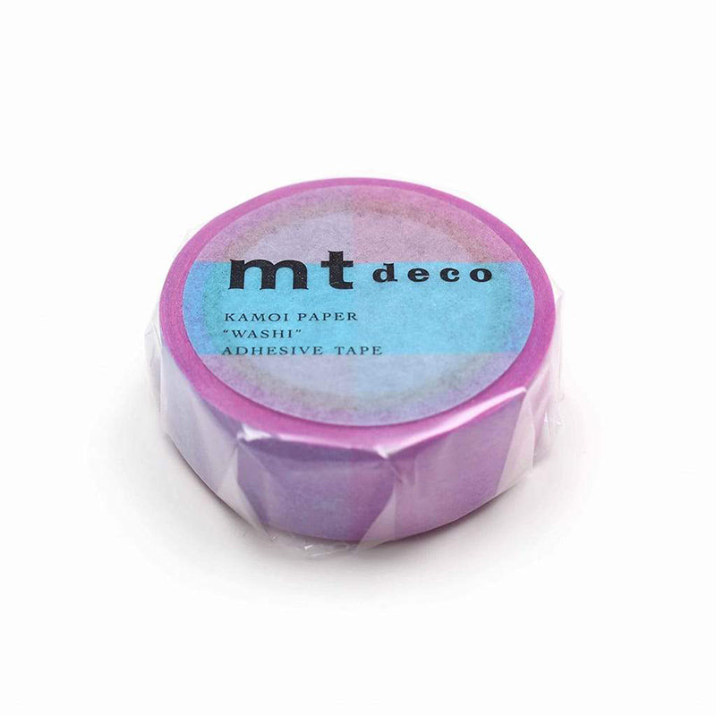 Mt Masking Tape Deco Series - Fluorescent Gradation Pink x Blue - 15 mm x 7 m -  - Washi Tapes - Bunbougu