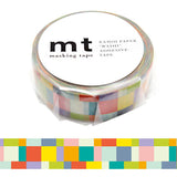 Mt Masking Tape Deco Series - Mosaic Bright - 15 mm x 7 m -  - Washi Tapes - Bunbougu
