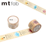 Mt Fab Masking Tape - Flowers - 25 mm x 3 m -  - Washi Tapes - Bunbougu