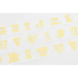 Mt Masking Tape Ex Series - Golden Alphabets - 15 mm x 7 m -  - Washi Tapes - Bunbougu