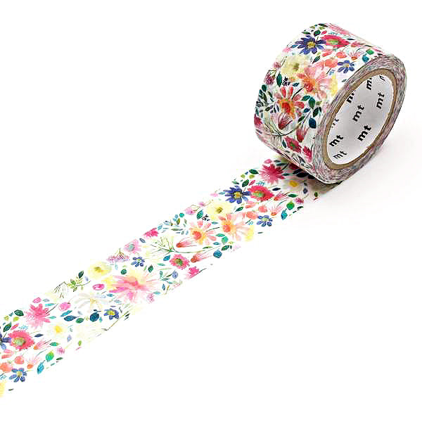 Mt x Bluebellgray Artist Collection Washi Tape - Zinnia - 24 mm x 7 m -  - Washi Tapes - Bunbougu