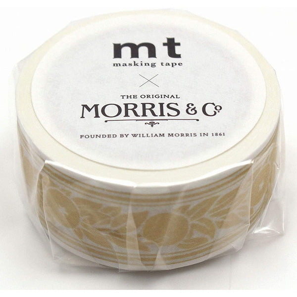 Mt x William Morris Washi Tape - Orange Border - 20 mm x 7 m -  - Washi Tapes - Bunbougu