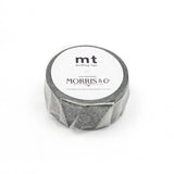 Mt x William Morris Washi Tape - Pure Honeysuckle & Tullip Black Ink - 20 mm x 7 m -  - Washi Tapes - Bunbougu