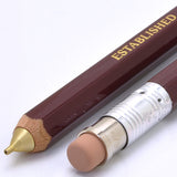 Ohto Wooden Mechanical Pencil - Burgundy - 0.5 mm -  - Mechanical Pencils - Bunbougu