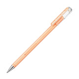 Pentel Hybrid Milky Gel Pen - Pastel Colours - 0.8 mm - Pastel Orange - Gel Pens - Bunbougu