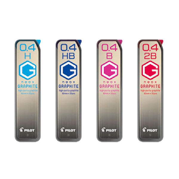 Pilot G Neox High-Purity BeGreen Pencil Lead - 0.4 mm -  - Pencil Leads - Bunbougu