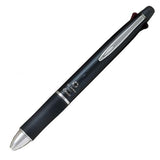 Pilot Dr. Grip 4+1 Ballpoint Multi Pen - 4 Ink Colour 0.5 mm + 0.5 mm Pencil - Ash Metal Navy - Multi Pens - Bunbougu
