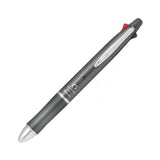 Pilot Dr. Grip 4+1 Ballpoint Multi Pen - 4 Ink Colour 0.5 mm + 0.5 mm Pencil - Grey - Multi Pens - Bunbougu