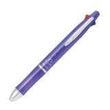 Pilot Dr. Grip 4+1 Ballpoint Multi Pen - 4 Ink Colour 0.5 mm + 0.5 mm Pencil - Lavender - Multi Pens - Bunbougu