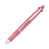 Pilot Dr. Grip 4+1 Ballpoint Multi Pen - 4 Ink Colour 0.5 mm + 0.5 mm Pencil - Shell Pink - Multi Pens - Bunbougu