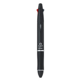 Pilot Dr. Grip 4+1 Ballpoint Multi Pen - 4 Ink Colour 0.7 mm + 0.5 mm Pencil - Black - Multi Pens - Bunbougu